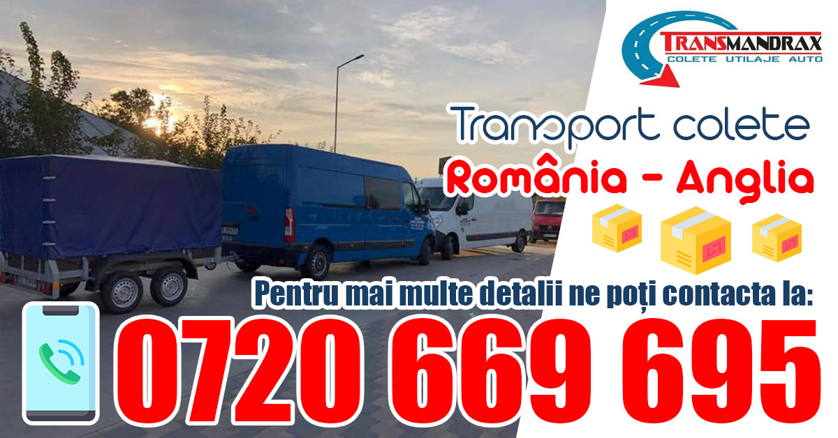 transport colete Romania Anglia